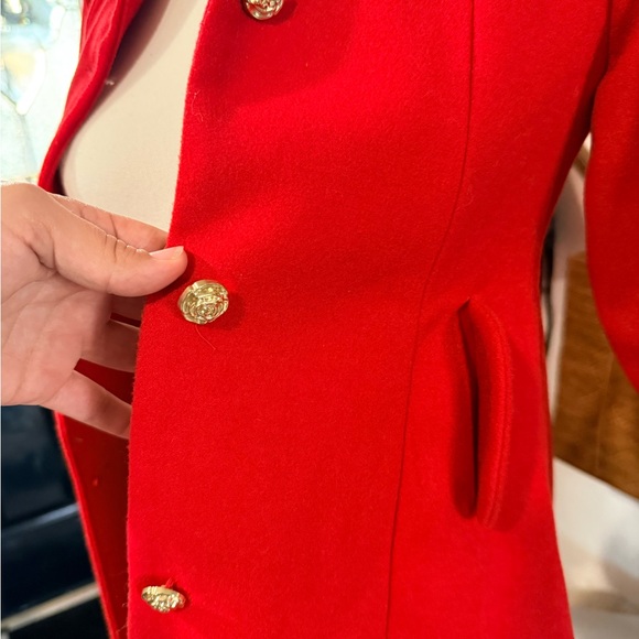 Janie and Jack Vibrant Red Cape Jacket - Picture 5 of 9